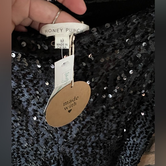 High waisted sequence pants - Picture 3 of 4